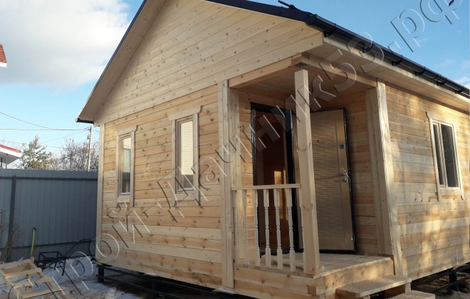 4 брусовая баня 6×5, 30 м², калужская область, город обнинск.  (1)